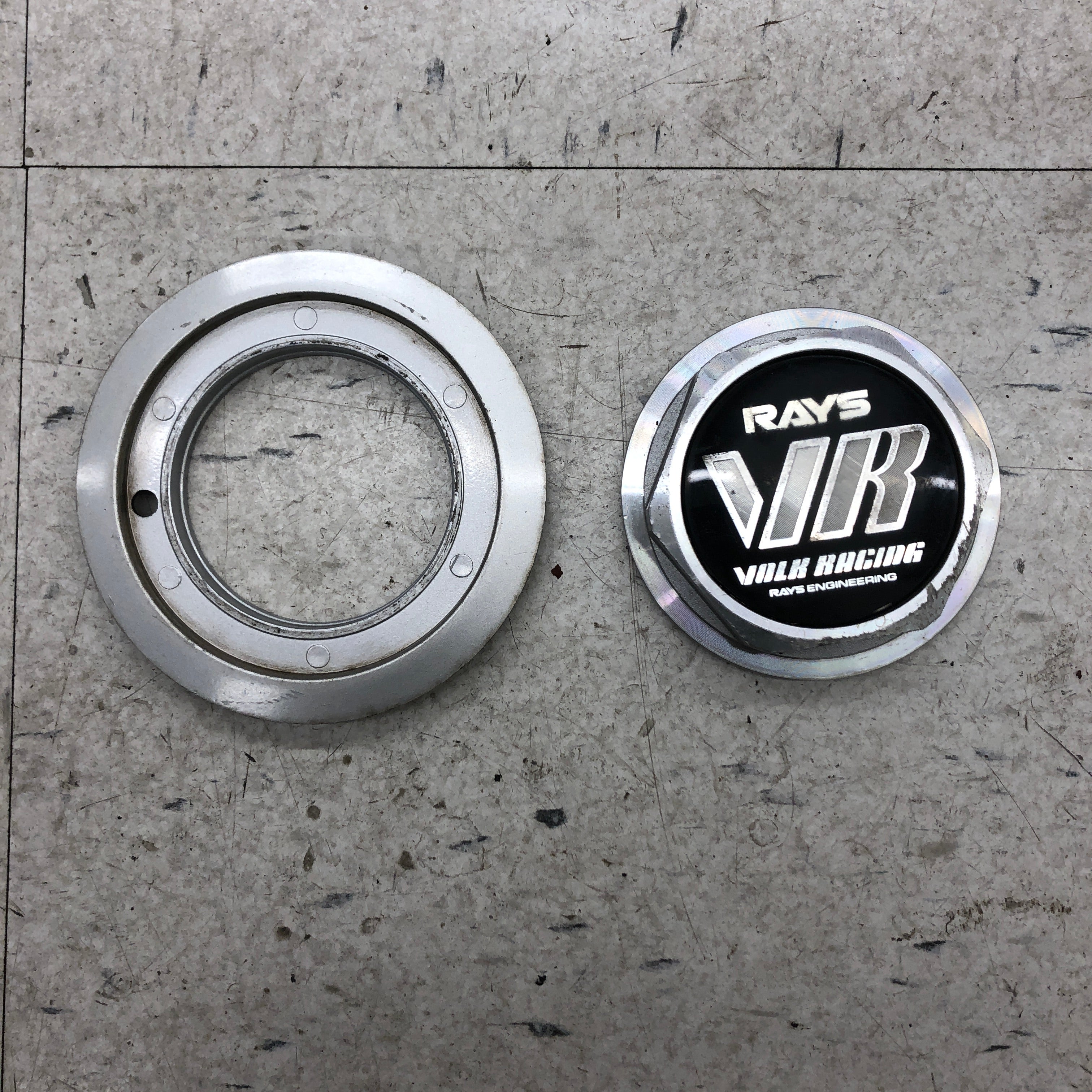 Rays Volk Racing VR Screw-On Center Cap with Group-C Plate