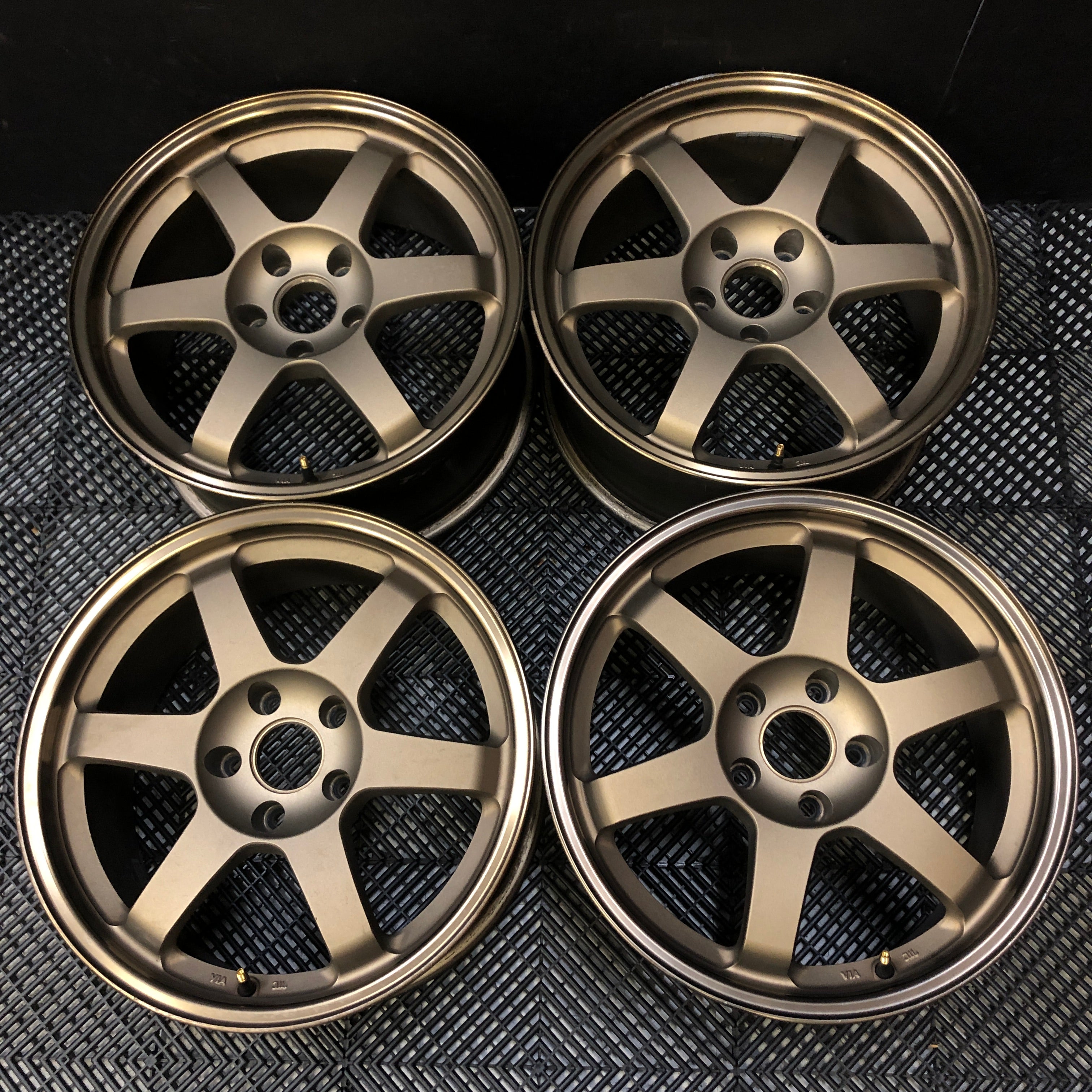 RAYS VORK Racing TE37 14×7J PCD100×4 4本 RAYS VOLK RACING TE37 14X5J +45 4X100 BRONZE (ANODIZED) (BR
