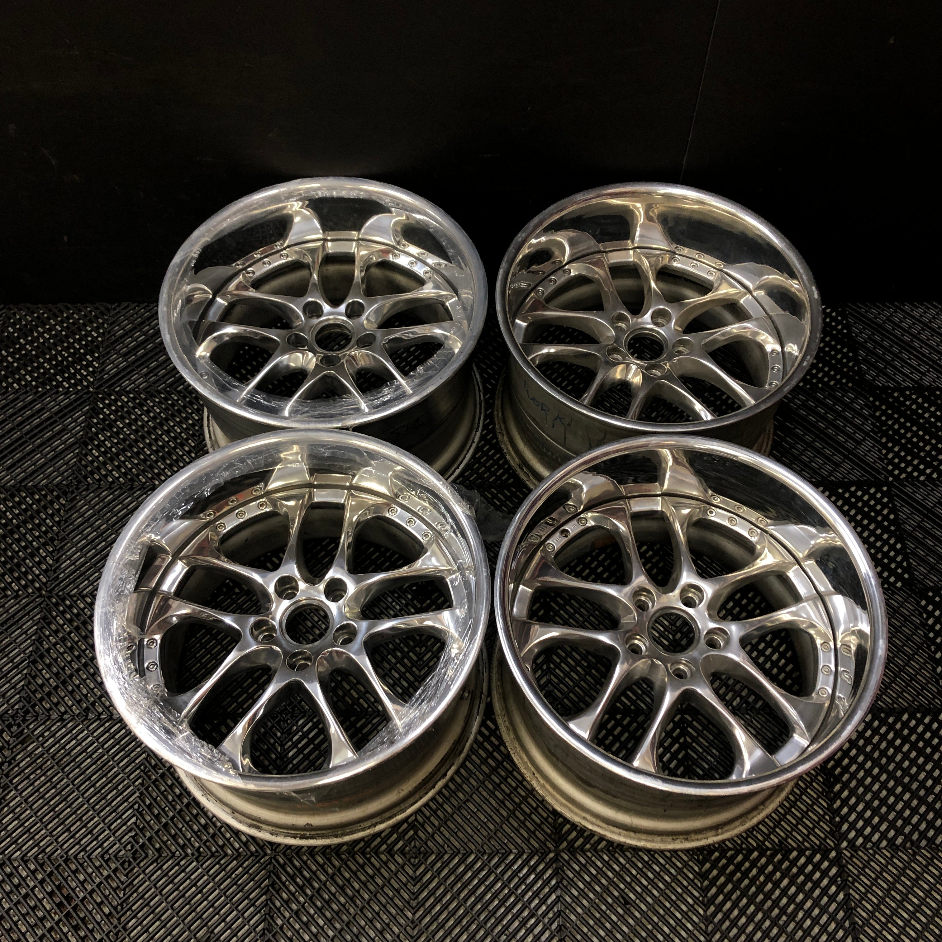 当時物！！希少 SSR エイグルミネルバ 9J+37 114.3 5穴 18インチ 深