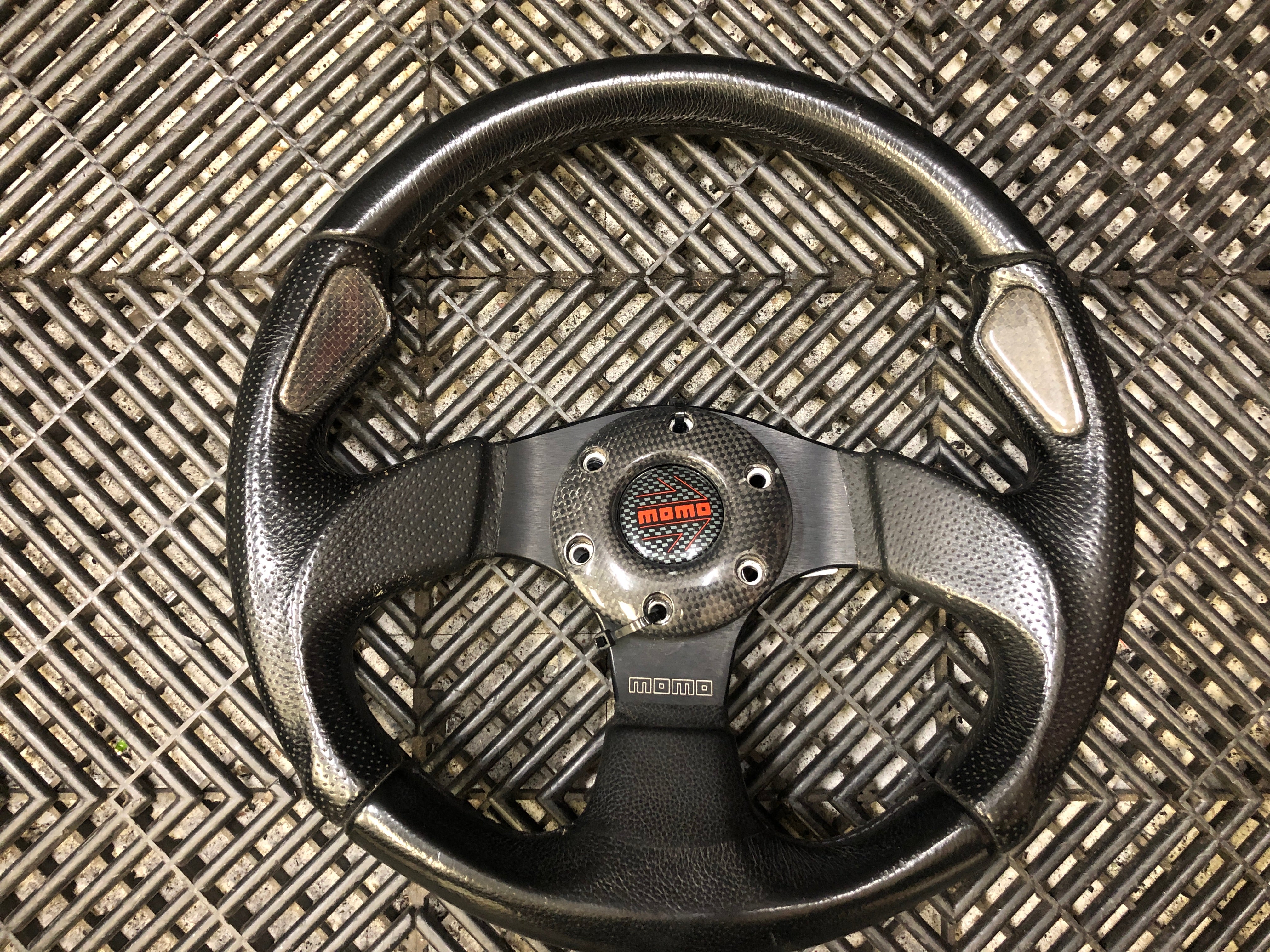 momoページ MOMO JET Leather Steering Wheel 315mm #2503J | UP GARAGE
