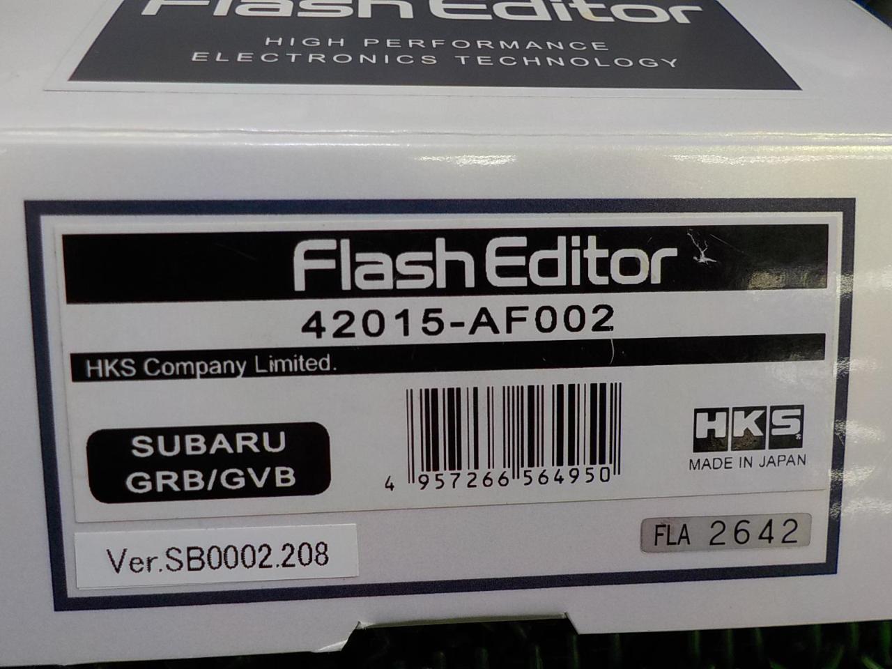HKS FLASH Editor 【GVB/GRB】42015-AF002 No Warranty] HKS Flash Editor for Subaru WRX STI GRB/GVB | UP